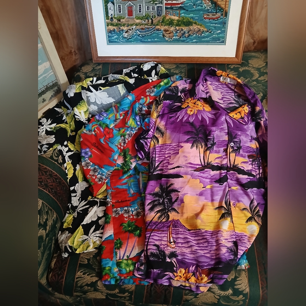mens tropical shirt Bundle